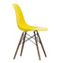 Cadeira Eames em Plástico DSW / Base dark maple